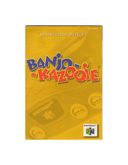 [Manual Only] Banjo-Kazooie