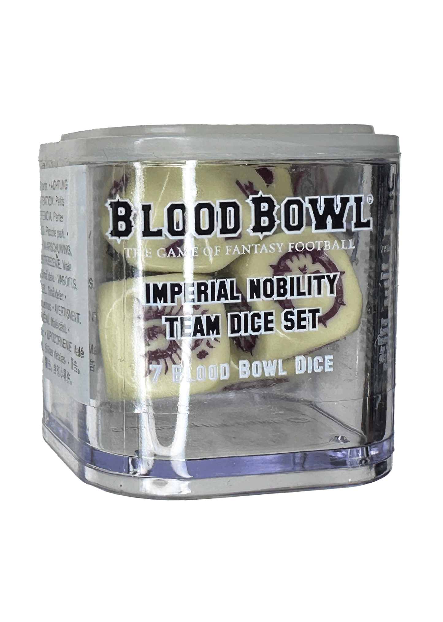 Blood Bowl - Imperial Nobility Team Dice Set (7 Dice)