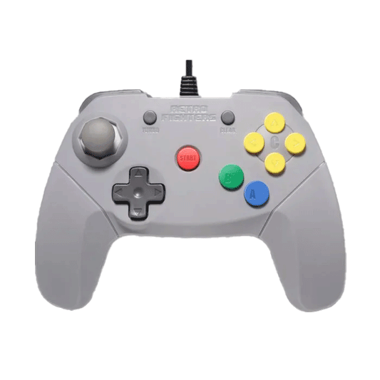 Brawler64 (Gray) Wired Controller for N64