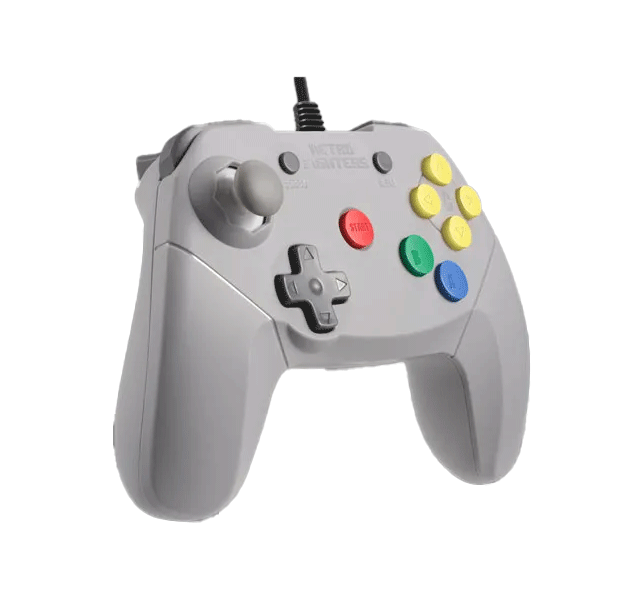 Brawler64 (Gray) Wired Controller for N64