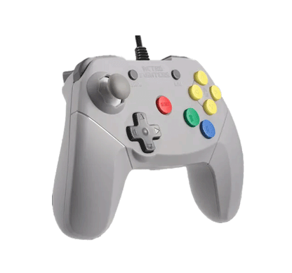 Brawler64 (Gray) Wired Controller for N64