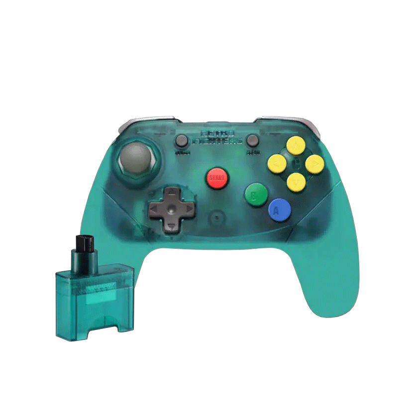 Brawler64 Wireless Edition (Ice Blue) Controller for N64