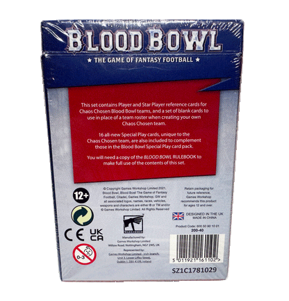 Blood Bowl - Chaos Chosen Team Card Pack (44 Cards)