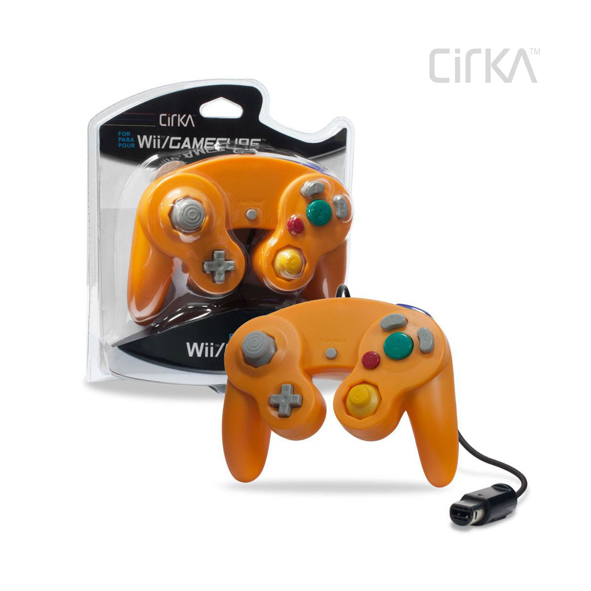 Cirka Wired Controller for Nintendo GameCube® (Orange Spice)