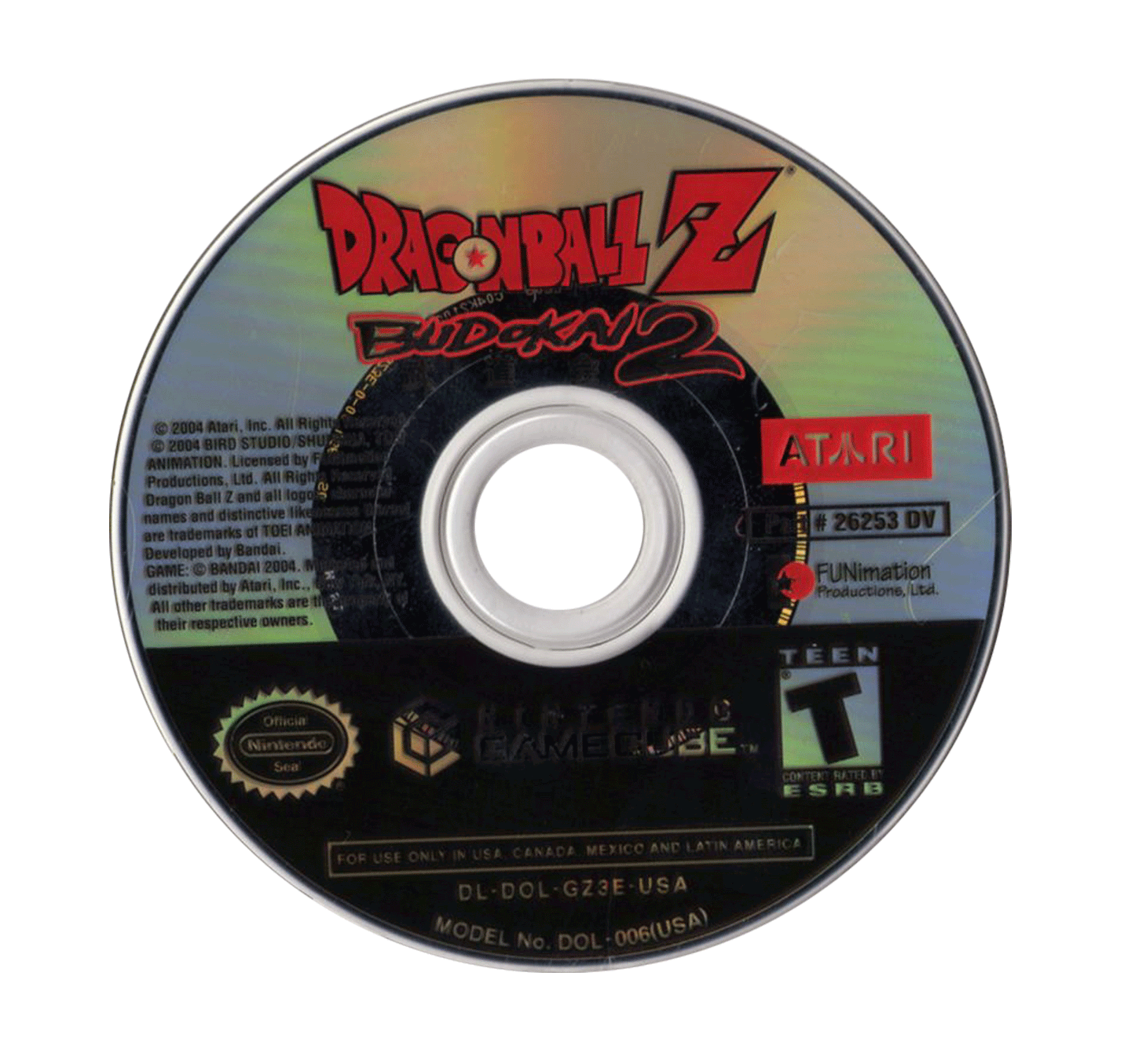 Dragonball Z Budokai 2 (disc)