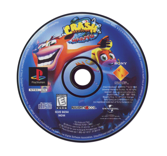 Crash Bandicoot: Warped (disc)