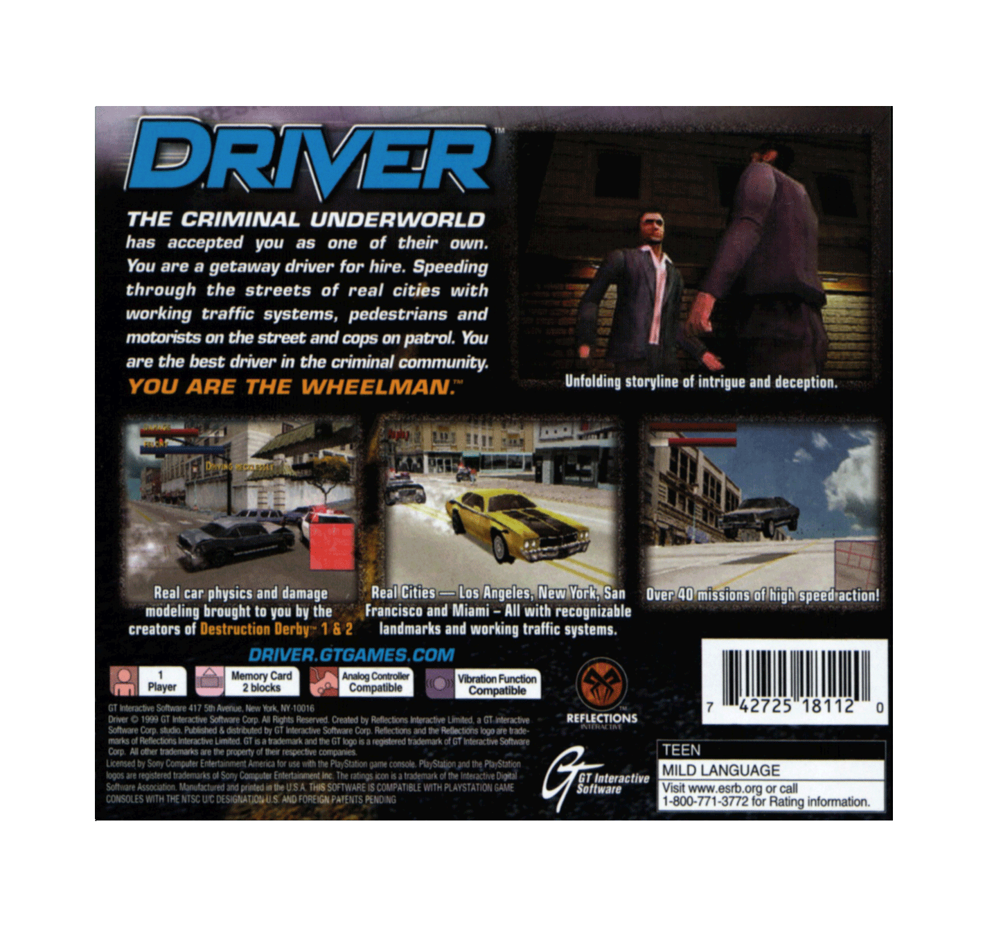 Driver - You are the Wheelman (cib)