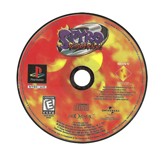 Spyro 2 Ripto's Rage (disc)