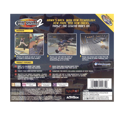 Tony Hawk Pro Skater 2 (cib)