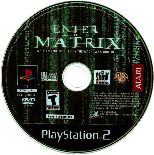 Enter The Matrix (disc)