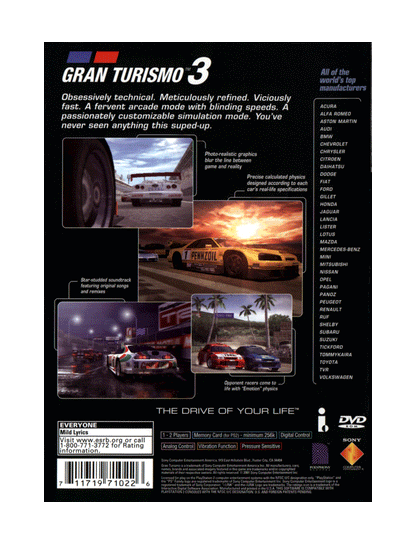 Gran Turismo 3 A-Spec (cib)