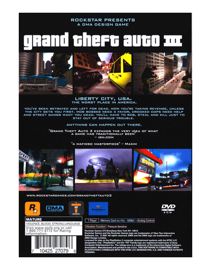 Grand Theft Auto III (cib)