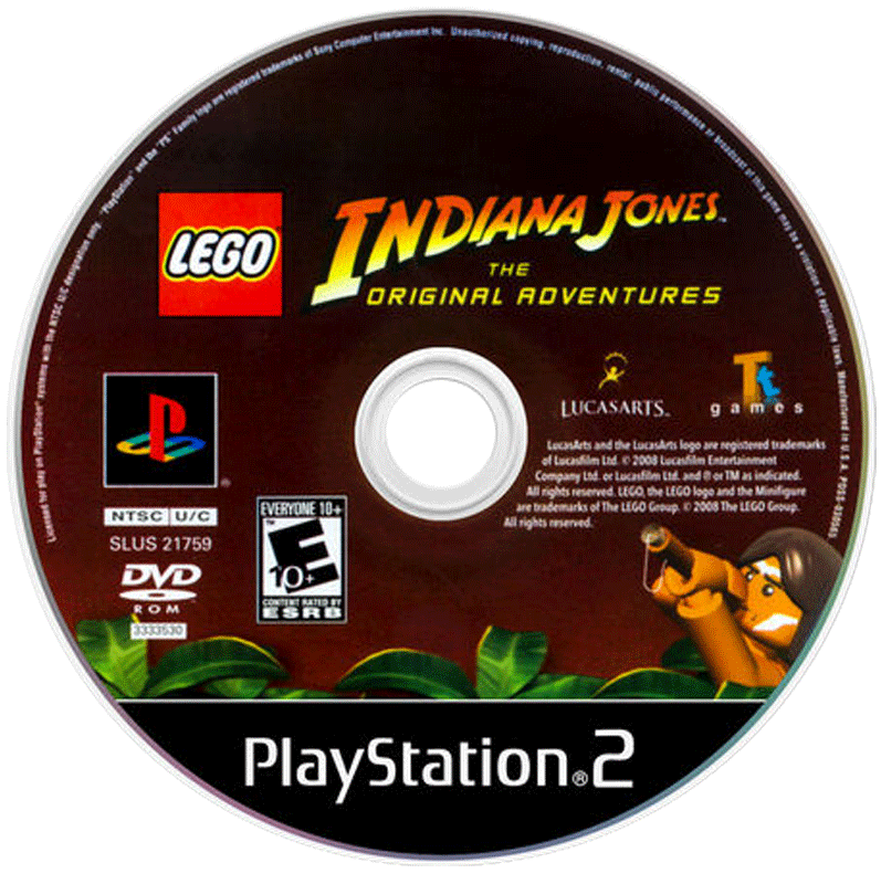 Lego Indiana Jones: The Original Adventures (disc)