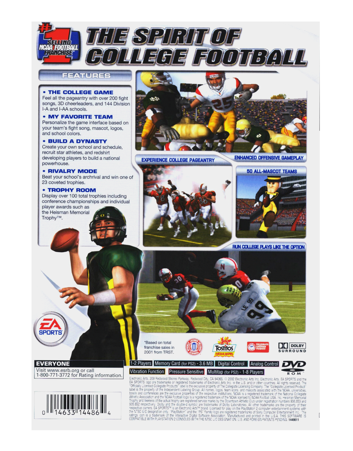 NCAA Football 2003 (cib)