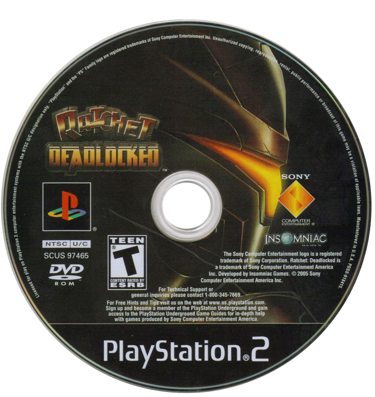 Ratchet Deadlocked (disc)