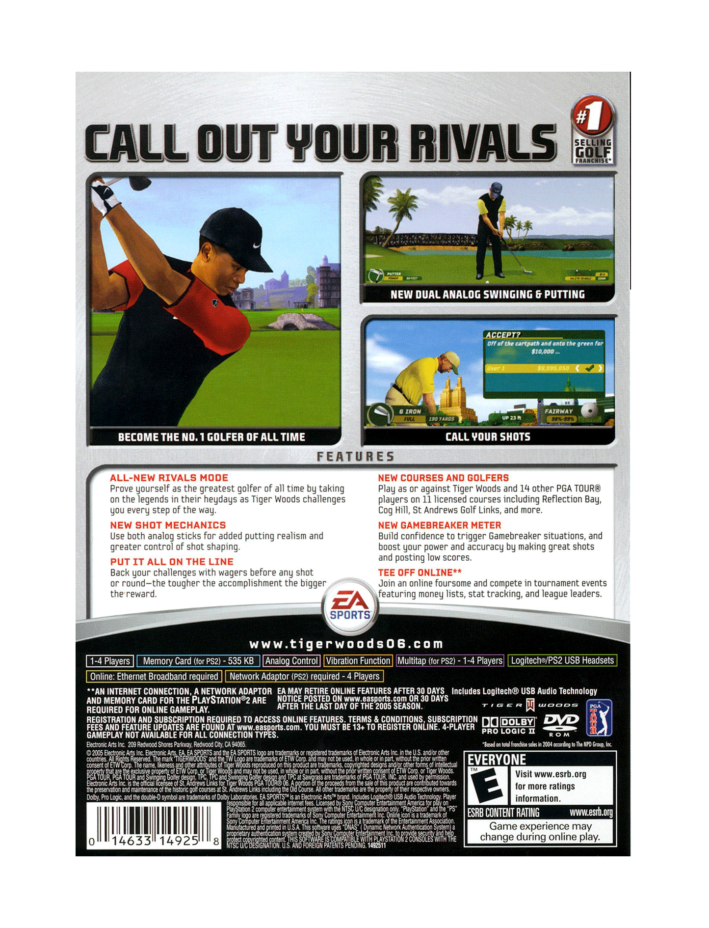 Tiger Woods PGA Tour 06 (cib)