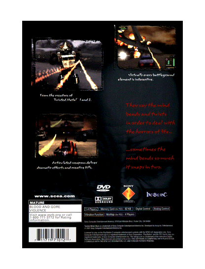 Twisted Metal: Black (cib)