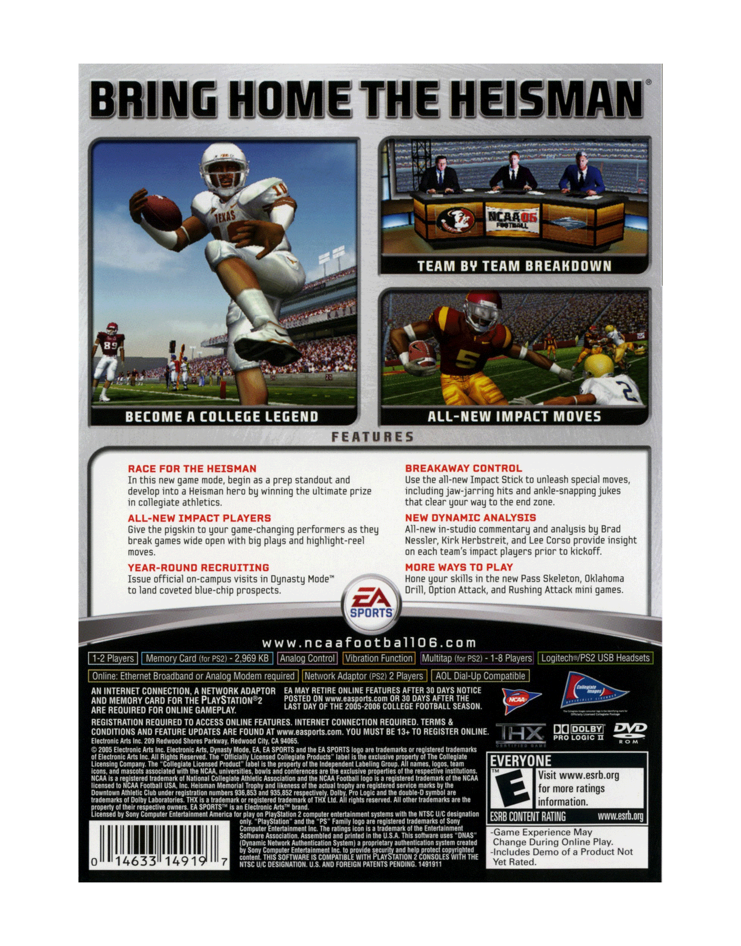 EA Sports NCAA Football 06 (cib)