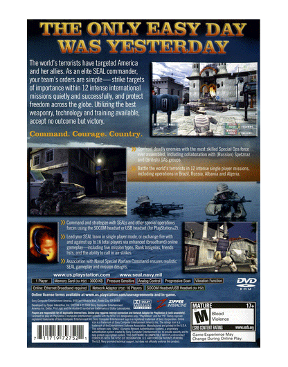 Socom II: U.S. Navy Seals (cib)