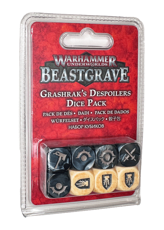 Warhammer Underworlds: Beastgrave - Grashrak's Despoilers Dice Pack (8 dice)