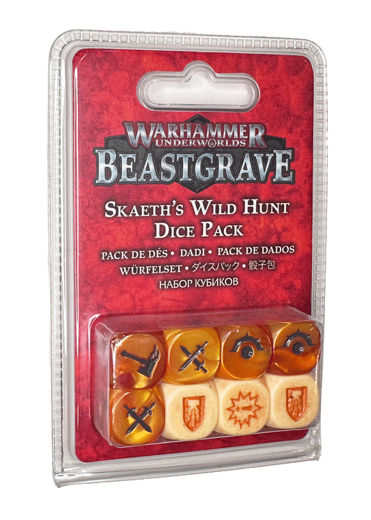 Warhammer Underworlds: Beastgrave - Skaeth's Wild Hunt Dice Pack (8 dice) (Copy)