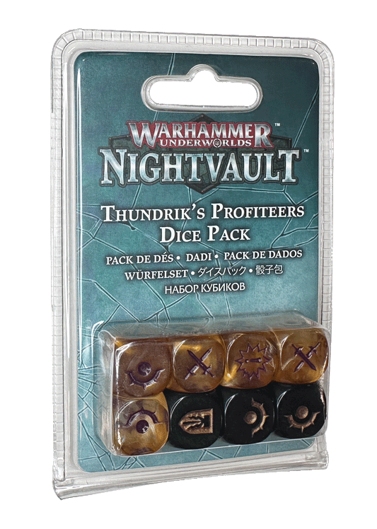 Warhammer Underworlds: Nightvault - Stormsire's Cursebreakers Dice Pack (8 dice)