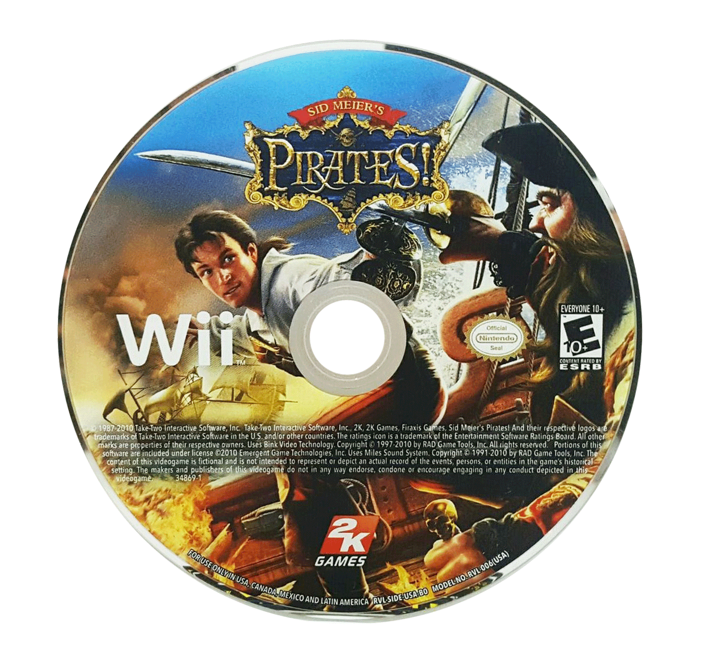 Sid Meier's Pirates! (disc)