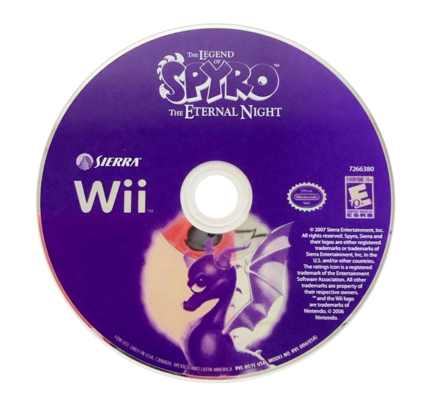 The Legend of Spyro: The Eternal Night (disc)