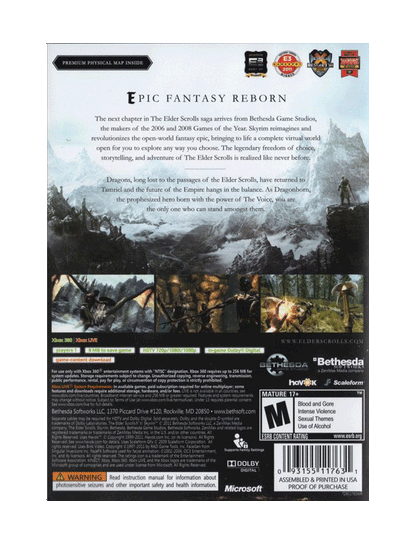 The Elder Scrolls V Skyrim (cib)